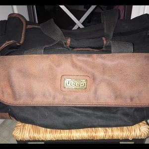 Vintage Jeep Wrangler Travel Duffel Bag